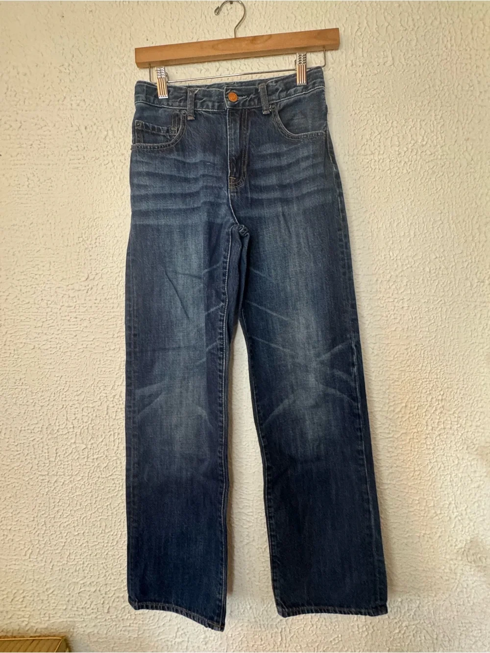 GAP Boys Dark Blue Straight Jeans Slim